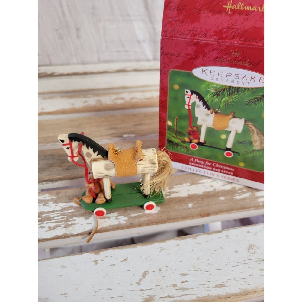 Hallmark pony for Christmas 2013 ornament horse Xmas holiday tree home decor